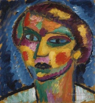 cabeza de mujer Alexej von Jawlensky Pinturas al óleo
